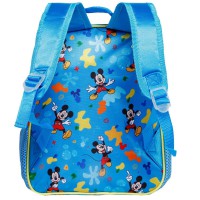 Ghiozdan prescolari Disney - Mickey si Pluto, design 3D, inaltime 31 cm