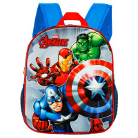 Ghiozdan prescolari Marvel Avengers, design 3D, 31 x 25 x 8 cm