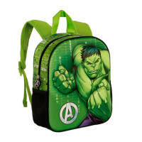 Ghiozdan prescolari Marvel Avengers - Hulk, design 3D, 31 x 26 x 11 cm