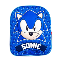 Ghiozdan prescolari Sonic the Hedgehog, design 3D, 32 x 26 x 9 cm