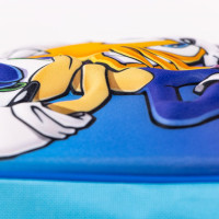 Ghiozdan prescolari Sonic the Hedgehog si prietenii lui, design 3D, 32 x 24 x 8 cm