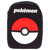 Ghiozdan scoala pentru copii, Pokemon - Poke Ball, design 3D multicolor, 40 x 30 x 13 cm