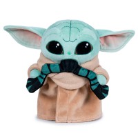 Jucarie de plus Baby Yoda, The Mandalorian - Grogu The Child, inaltime 17 cm, model 1