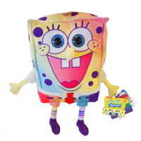 Jucarie de plus Colectia Curcubeu Sponge Bob - Sponge Bob, inaltime 28 cm