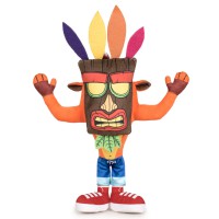 Jucarie de plus Crash Bandicoot, multicolor, inaltime 21 cm, model 3