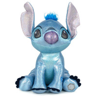 Jucarie de plus cu sunet Lilo si Stitch Colectia Glitter - Stitch, inaltime 32 cm