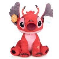 Jucarie de plus cu sunet Lilo si Stitch - Leroy, inaltime 30 cm