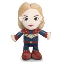 Jucarie de plus Marvel - Captain Marvel, inaltime 30 cm