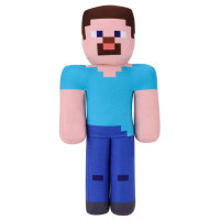 Jucarie de plus Minecraft - Steve, inaltime 34 cm