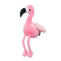 Jucarie de plus Pasarea Flamingo, multicolor, inaltime 50 cm