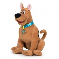 Jucarie de plus Scooby Doo - Happy Scooby Doo, multicolor, inaltime 28 cm