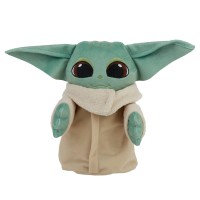 Jucarie de plus Star Wars - Baby Yoda, The Mandalorian - Grogu The Child, transformabila, multicolor, inaltime 18 cm