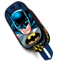 Penar DC Comics - Batman, design 3D multicolor, 2 compartimente, dreptunghiular, multicolor, dimensiuni 21 x 10 x 7 cm