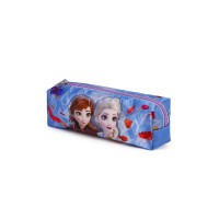 Penar Disney Frozen 2, Anna si Elsa, design 3D, neechipat, un compartiment, multicolor, lungime 20 cm, latime 6 cm