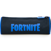 Penar Fortnite Raven, neechipat, un compartiment, cilindric, negru, lungime 22 cm, diametru 8 cm