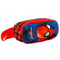Penar Marvel Avengers - Spider-Man, design 3D multicolor, 2 compartimente, dreptunghiular, multicolor, 22 x 10 x 7 cm, model 2
