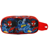 Penar Marvel Avengers - Spider-Man, design 3D multicolor, 2 compartimente, dreptunghiular, multicolor, 22 x 10 x 7 cm, model 2