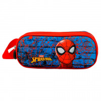 Penar Marvel Avengers - Spider-Man, design 3D multicolor, 2 compartimente, dreptunghiular, multicolor, 22 x 10 x 7 cm, model 3