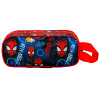 Penar Marvel Avengers - Spider-Man, design 3D multicolor, 2 compartimente, dreptunghiular, multicolor, 22 x 10 x 7 cm, model 3