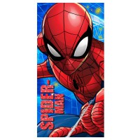 Prosop copii Marvel - Spider-Man pentru plaja sau baie, poliester, multicolor, dimensiune 70 cm x 140 cm