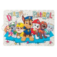 Protectie masa Patrol Dream Team din plastic, rezistent la apa, dimensiuni 41 x 28 cm