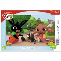 Puzzle Bing, 15 piese, dimensiune 25.8 x 15.9 cm