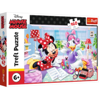 Puzzle Minnie Mouse, 160 piese, dimensiune 41 x 27.5 cm