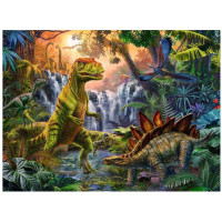 Puzzle Ravensburger - Oaza dinozaurilor, 100 piese XXL