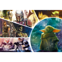 Puzzle Star Wars - The Mandalorian - Baby Yoda Grogu the Child, 100 piese, dimensiune 41 x 27.5 cm