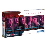 Puzzle Stranger Things, format panorama, 1000 piese, dimensiune 99 x 33 cm