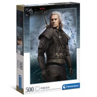 Puzzle The Witcher 500 piese, dimensiune 36 x 49 cm