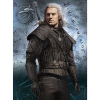 Puzzle The Witcher 500 piese, dimensiune 36 x 49 cm
