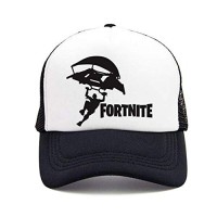 Sapca Fortnite alb cu negru, marime universala cu reglaj, logo model 9