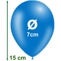 Set 100 baloane decorative, diverse culori, compatibile pentru umplere cu heliu, inaltime 15 cm, diametru 7 cm