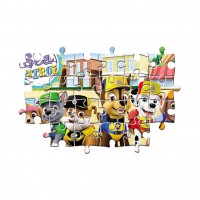 Set 2 x Puzzle Paw Patrol, 20 piese, dimensiune 29 x 17 cm