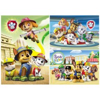 Set 3 x Puzzle Paw Patrol, 48 piese, dimensiune 32 x 22 cm