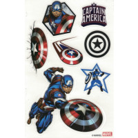 Set 33 stickere decorative, de interior, din vinil - Avengers - Thor, Iron Man, Captain America, Hulk, Black Panther