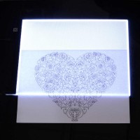 Suport platforma iluminata LED pentru desen, schite, proiecte, radiografii, tatuaje, format A4