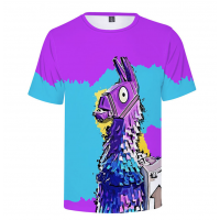 Tricou copii Fortnite, colorat, 7-8 ani, 120 cm, poliester, model 6