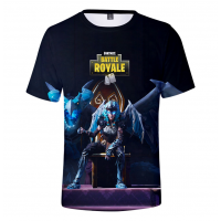 Tricou Fortnite, marime XL, Unisex, imprimeu multicolor model 4