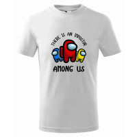 Tricou pentru copii Among Us, imprimeu multicolor, bumbac 100%, unisex