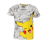 Tricou pentru copii Pokemon - Pika Pika, bumbac 100%, marimea 104, 4 ani