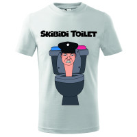Tricou pentru copii Skibidi Toilet, imprimeu multicolor, bumbac 100%, unisex, model 5