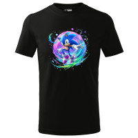 Tricou pentru copii Sonic the Hedgehog, imprimeu multicolor, bumbac 100%, unisex