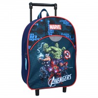 Troler tip ghiozdan prescolari Marvel Avengers, multicolor, inaltime 36 cm
